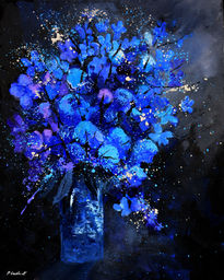 Blue still life