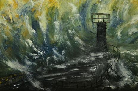 Tempestad en el mar