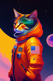 Gato astronauta