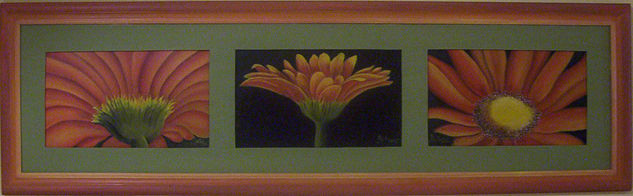 Girasoles Oil Panel Floral Painting