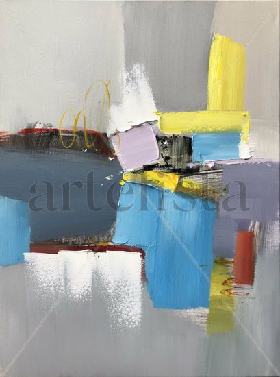 Colors Abstract e061 Acrylic Canvas Others