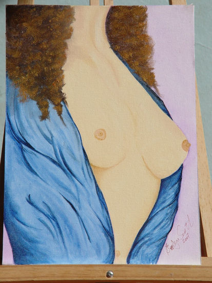 A sedução Oil Textile Nude Paintings