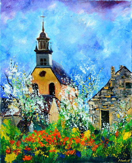 Spring Oil Canvas Landscaping