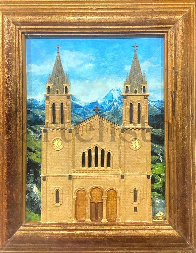 Reproducción en relieve, Santuario de Covadonga