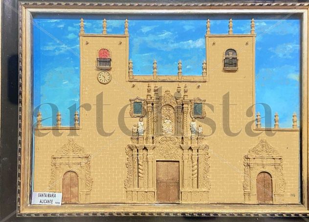 Reproducción en relieve, Basílica de Santa María, Alicante