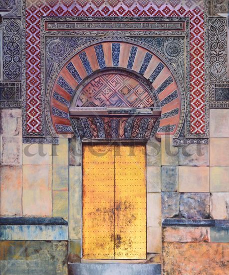 Puerta Mezquita XXXXX Mixed media Canvas Others