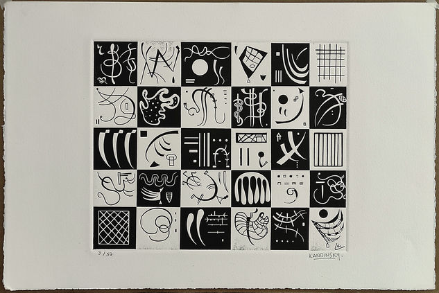 WASSILY KANDINSKY - THIRTY Woodcut