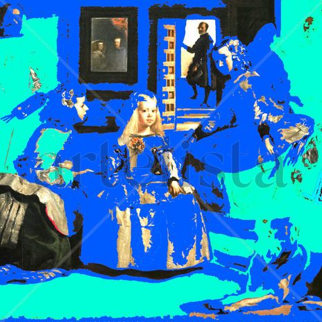 Meninas en turquesa