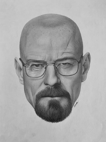 Retrato de Walter White Graphite