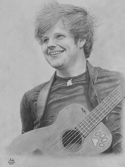 Dibujo de Ed Sheeran Graphite