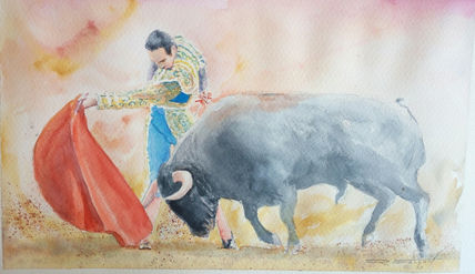 De pecho el Cid.