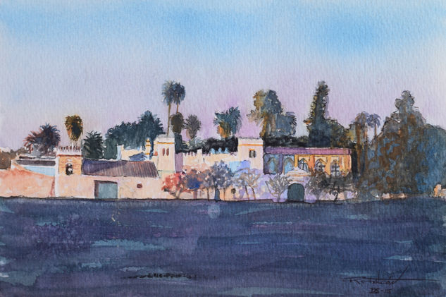 Hacienda Torrijos Watercolour Paper Landscaping