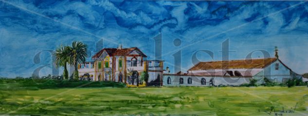 Hacienda El Triunfo Acrylic Paper Landscaping