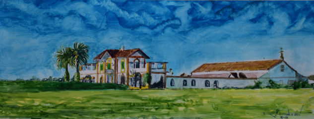 Hacienda El Triunfo Acrylic Paper Landscaping