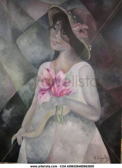 Nostalgia Oil Canvas Figure Painting