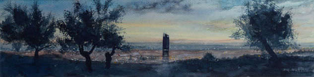 Olivos Pelli Watercolour Paper Landscaping