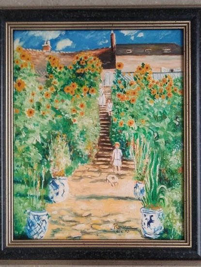 Versión de "Jardín" Oil Canvas Landscaping