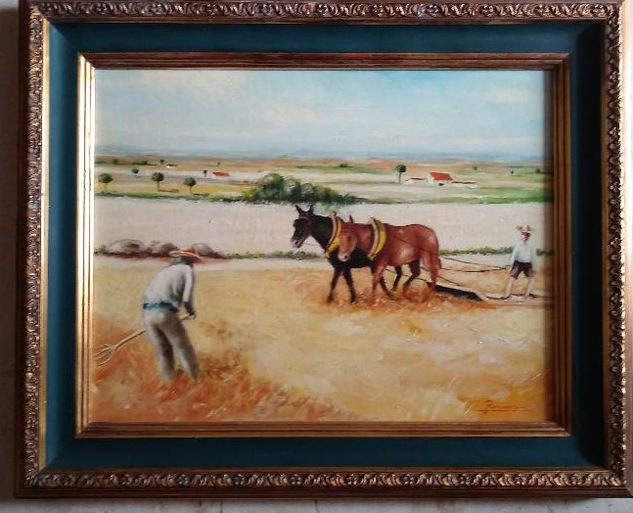 La trilla Oil Canvas Landscaping