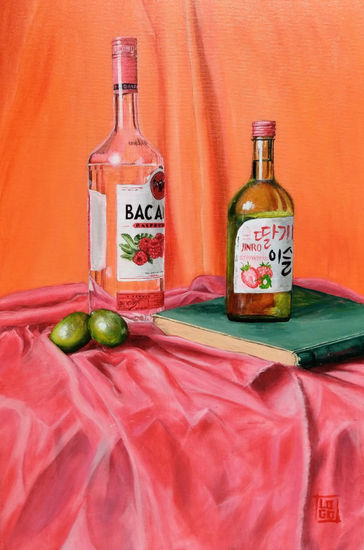 Elixir de la juventud Acrylic Canvas Still Life Paintings