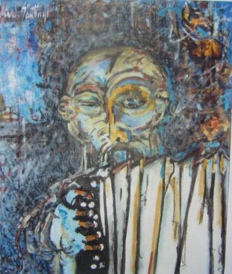 bandoneon II Media Mixta Tabla Figura