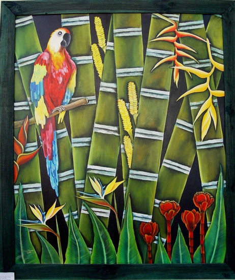 Guaduas y Guacamayas Oil Canvas Still Life Paintings