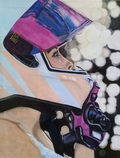 Nohemi biker Oil Canvas Sports