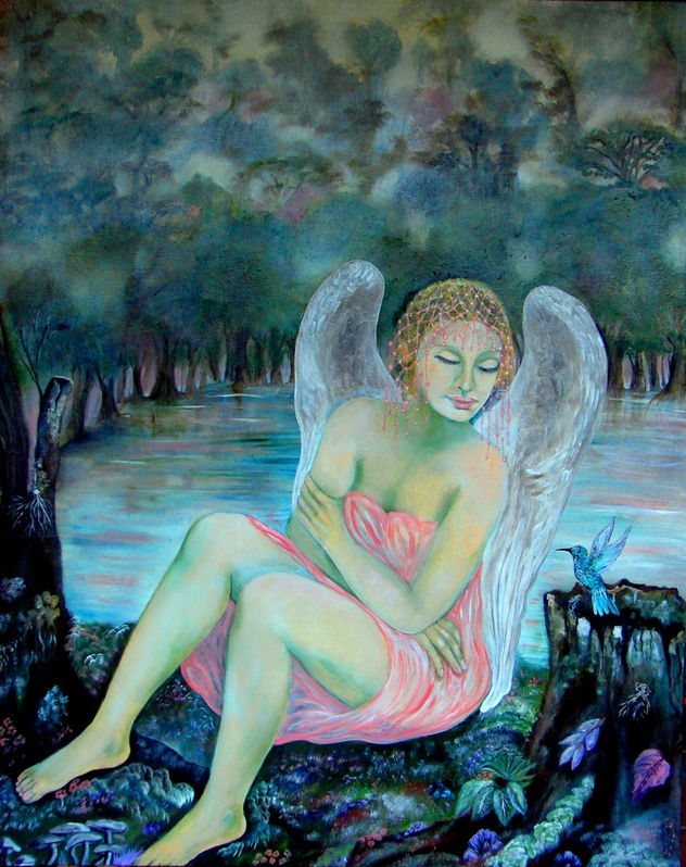 Angel del bosque húmedo.
