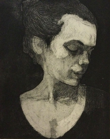 “Melancolía” Etching Process