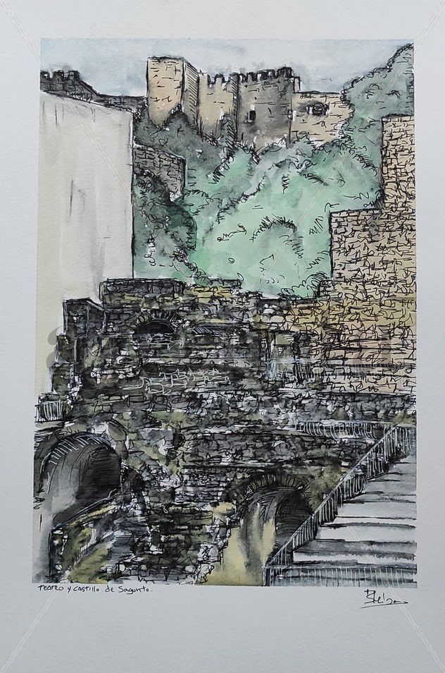 Teatro Romano de Sagunto, gradas