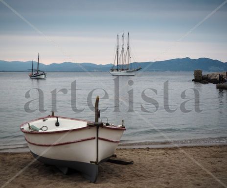 Barca en la playa