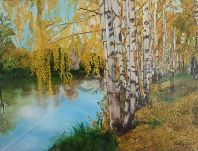 Paisaje amarillo Oil Canvas Landscaping