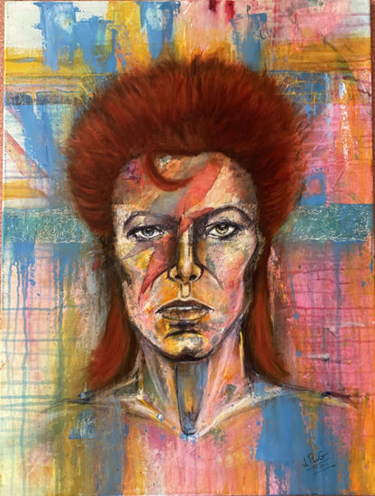 DAVID BOWIE Acrylic Canvas Portrait