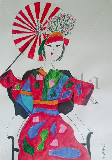 Oriental lady