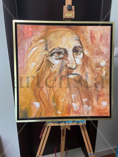 Da Vinci Oil Canvas Portrait