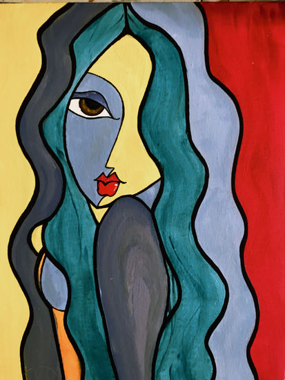 Dama 1.1 Acrylic Canvas Figure Painting