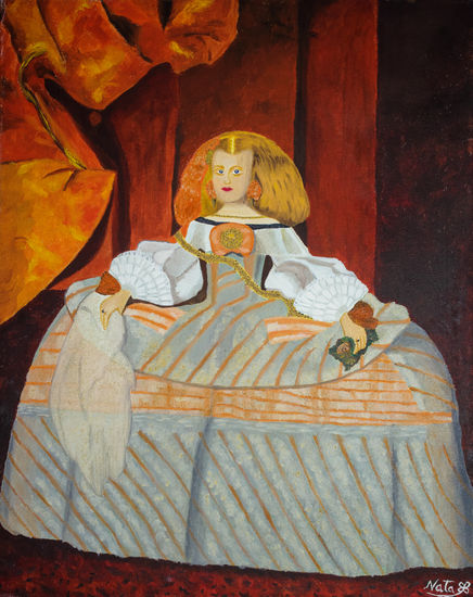 Menina Óleo Lienzo Retrato