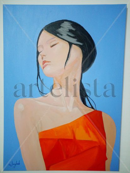 Juventud Acrylic Canvas Figure Painting