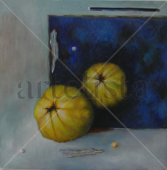 membrillo Oil Canvas Still Life Paintings