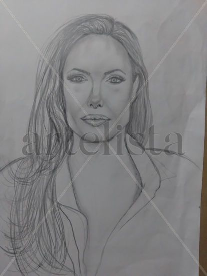 Angelina Jolie Pencil