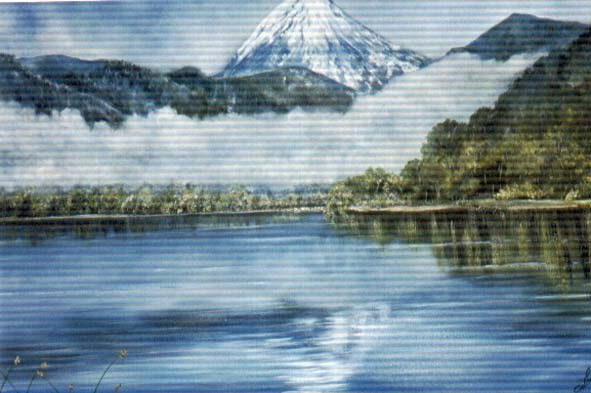 Lanin Óleo Lienzo Paisaje