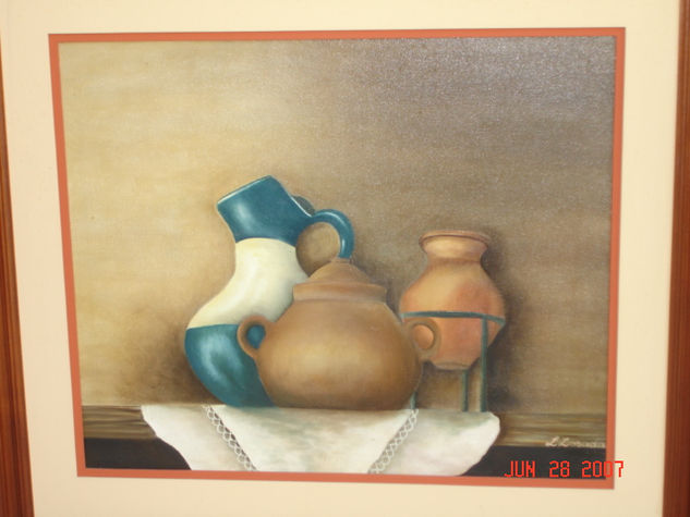 VASIJAS Oil Canvas Still Life Paintings