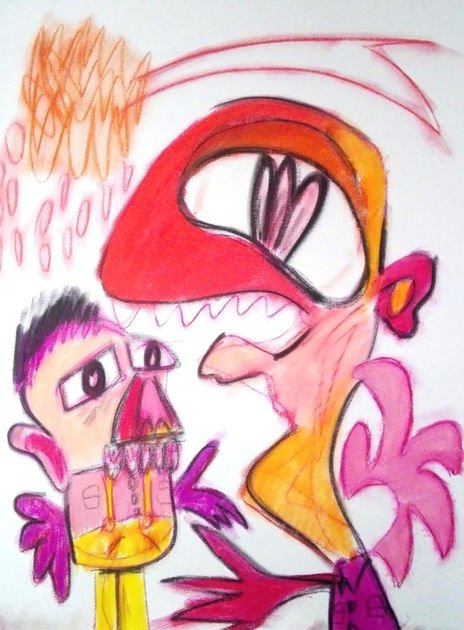 Niño y profesor...