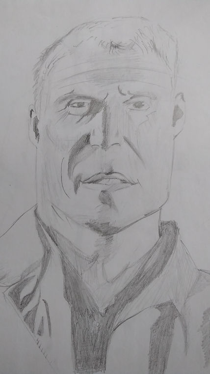 Dibujo de un actor