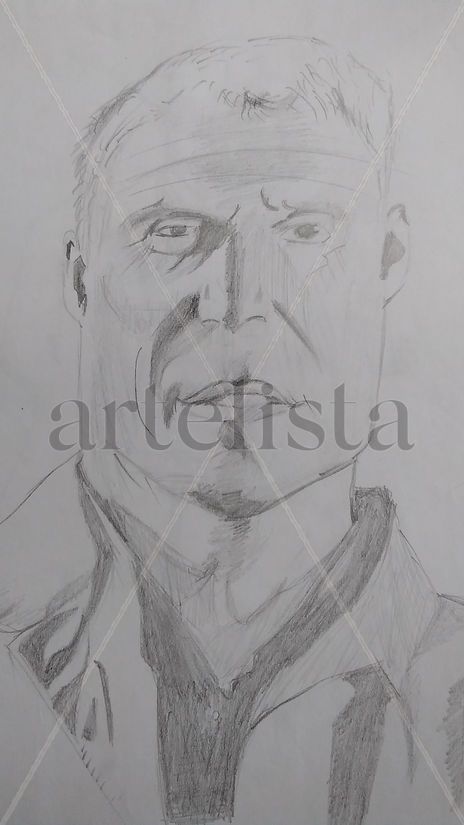 Dibujo de un actor