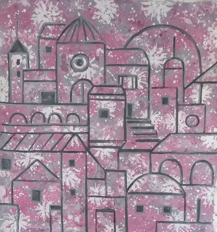 Paisaje estampado