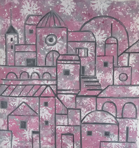 Paisaje estampado