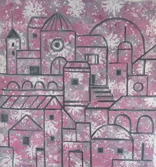 Paisaje estampado