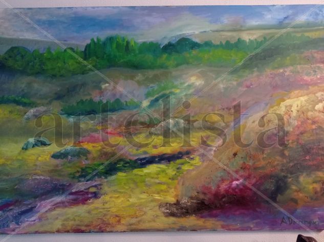 Tierras Altas Oil Canvas Landscaping