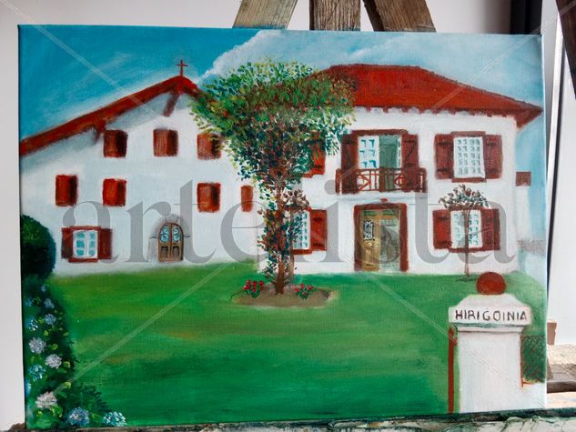 Hirigoinia Oil Canvas Landscaping