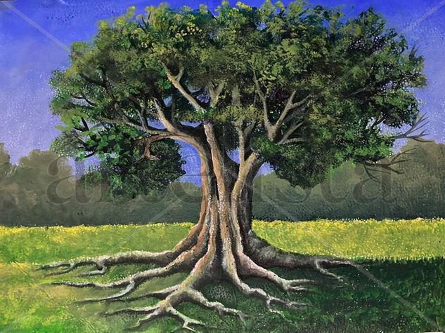 Ceiba Oil Canvas Landscaping